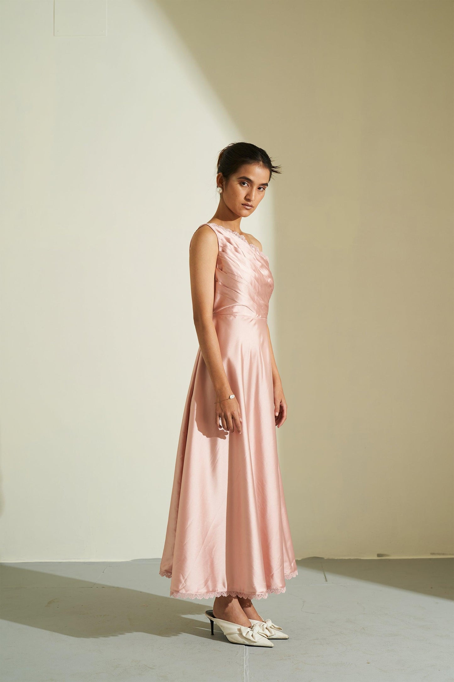 Calla Satin Dress petiteish