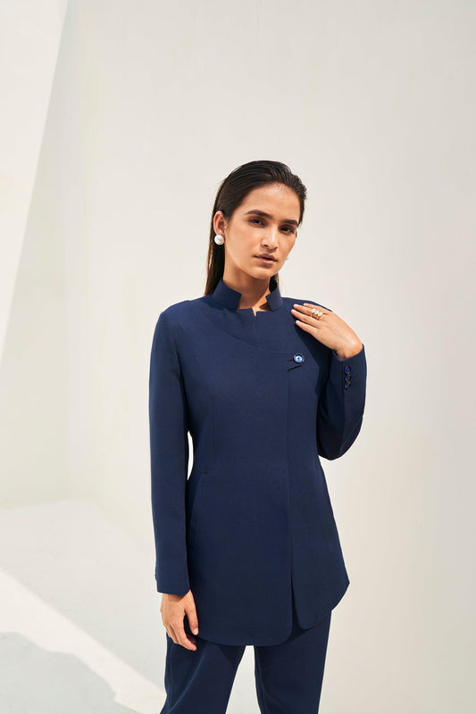 Fallon Satin Blazer petiteish