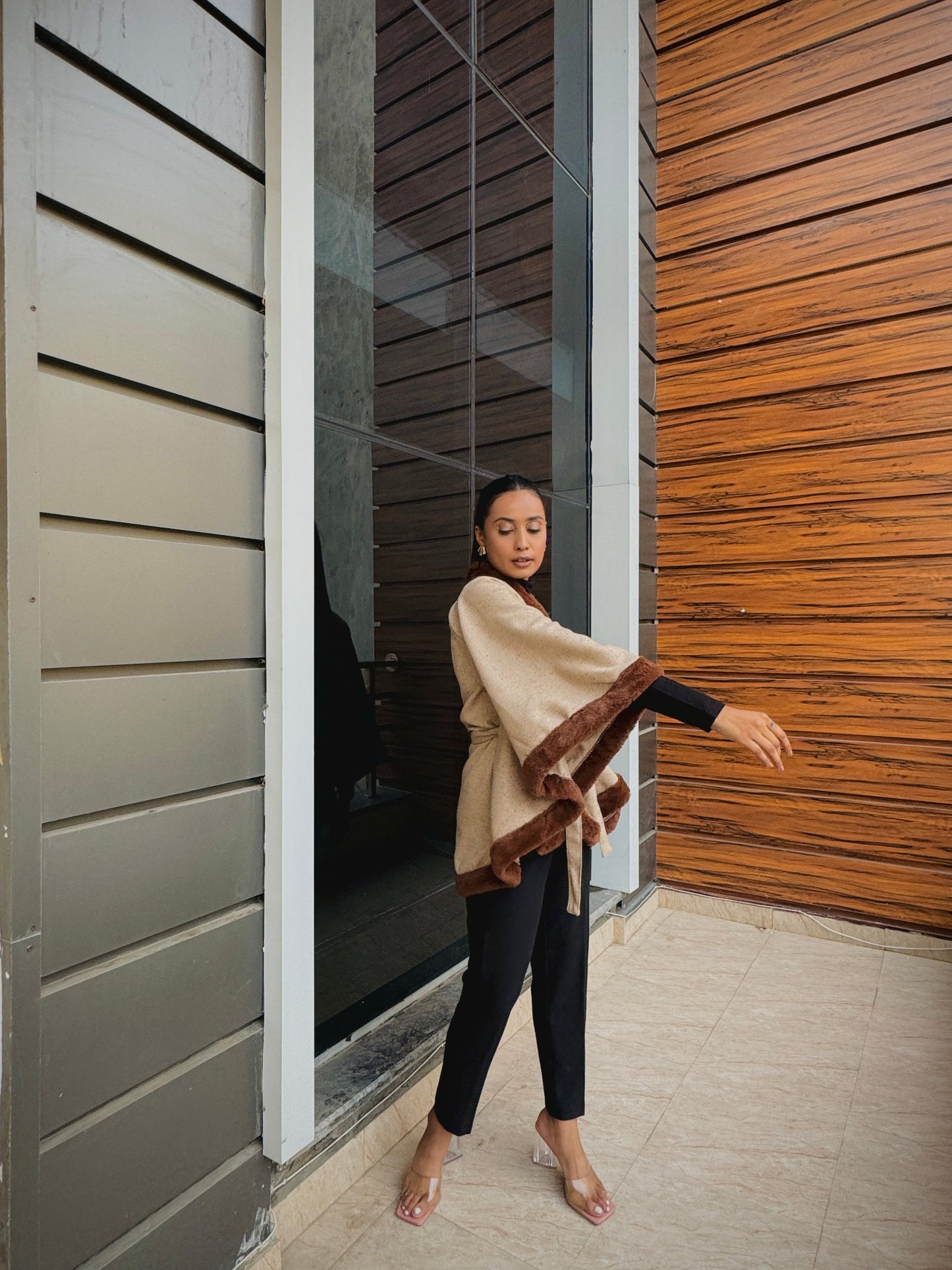 Fur Cape petiteish