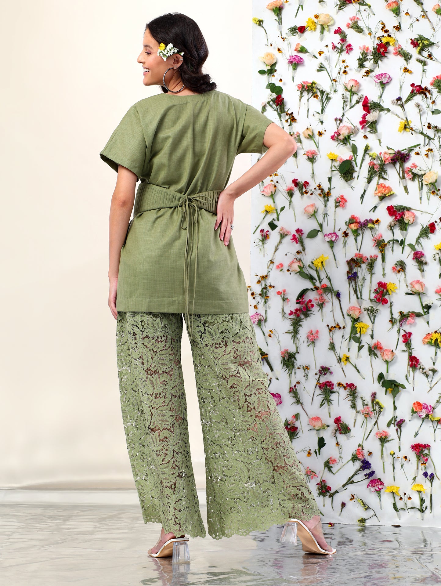 Olive Blossom Coord Set