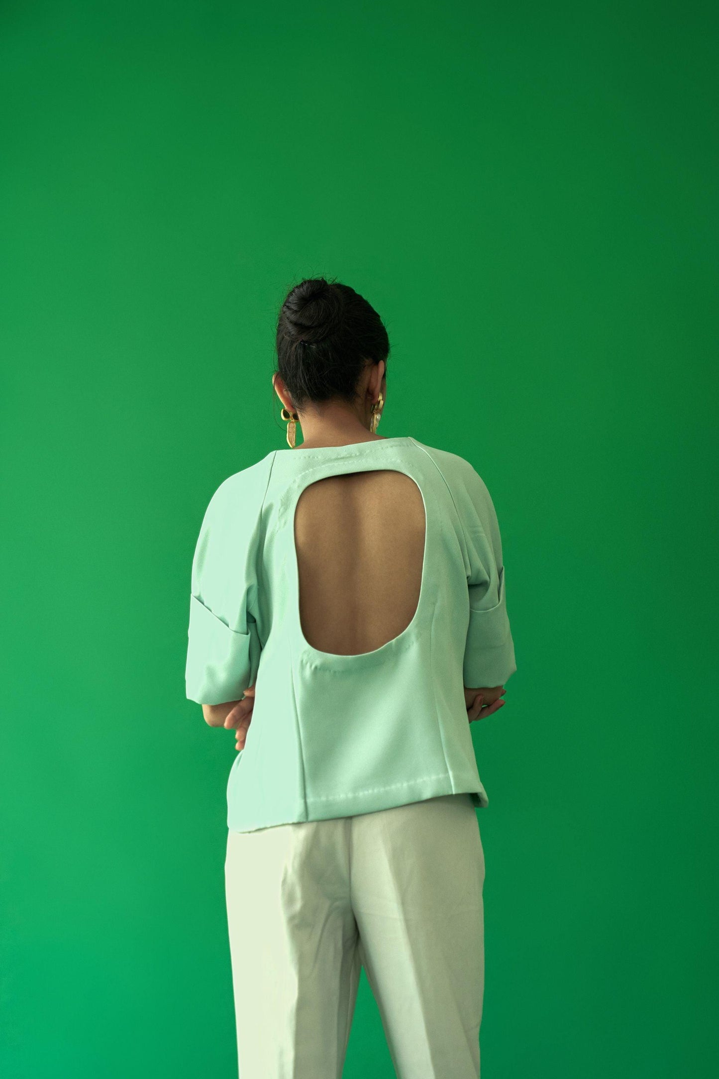 Ondine Mint Top petiteish