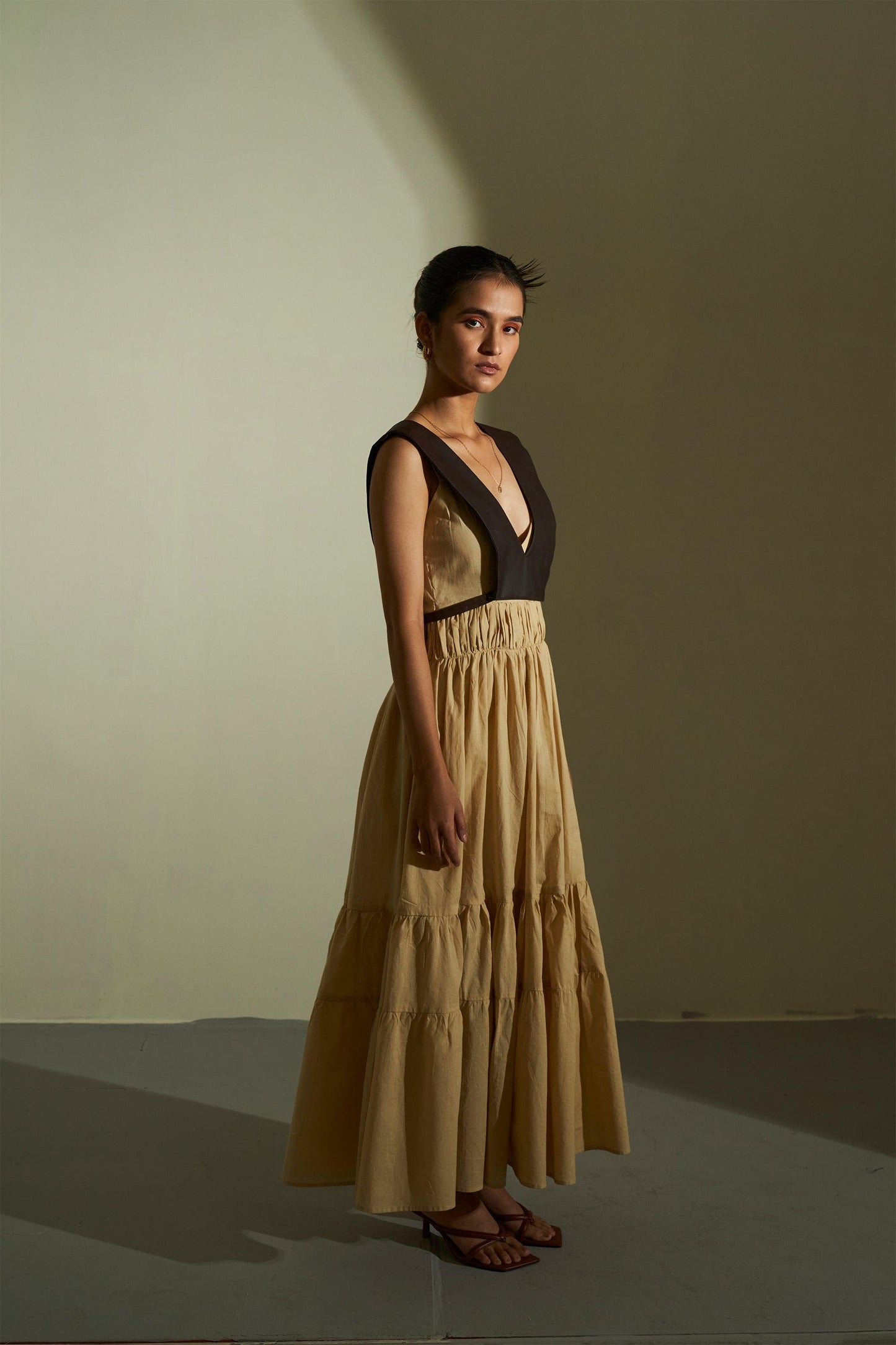 Treasa Cotton Gauze Dress petiteish