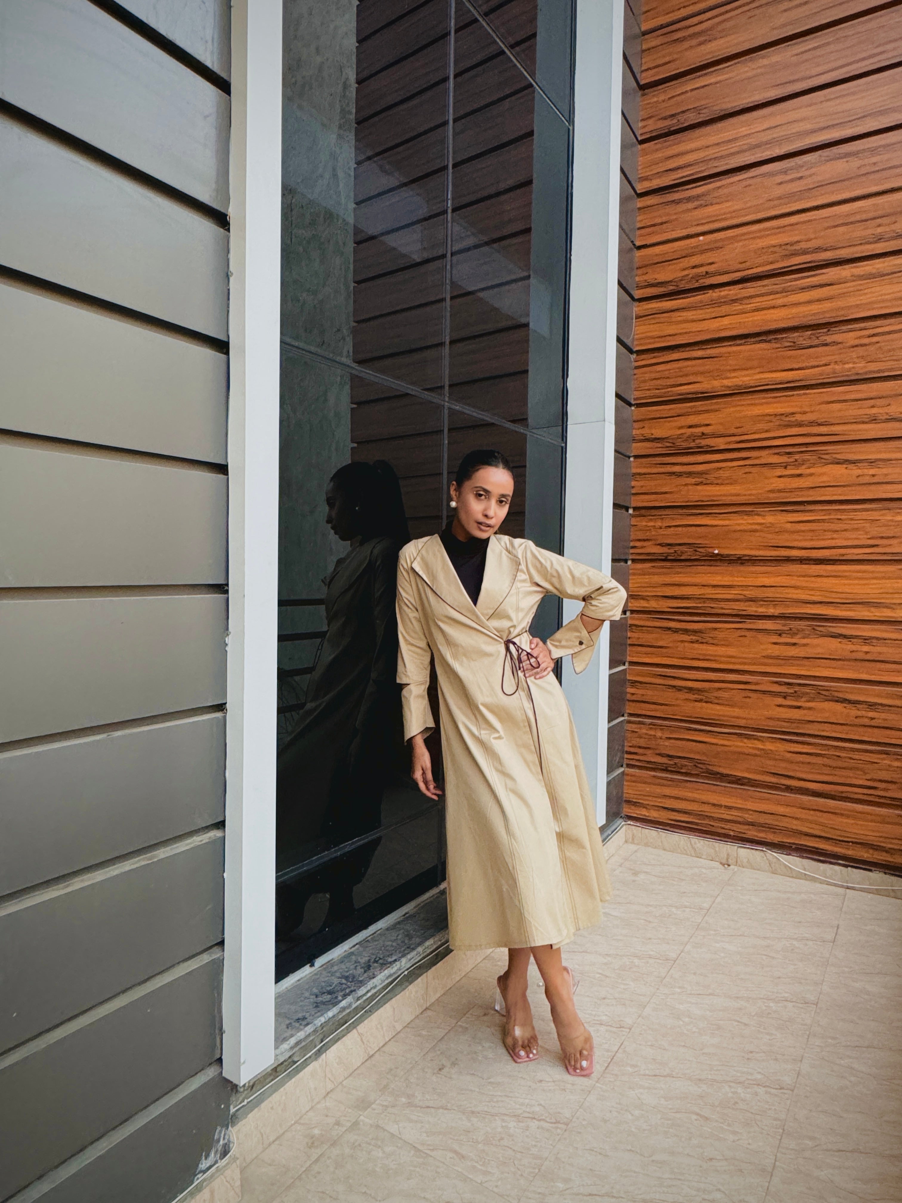 Petite beige trench clearance coat